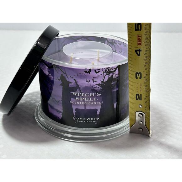 HomeWorx by Slatkin & Co. Halloween Witch’s Spell Scented Candle 14 oz. New - Picture 9 of 13